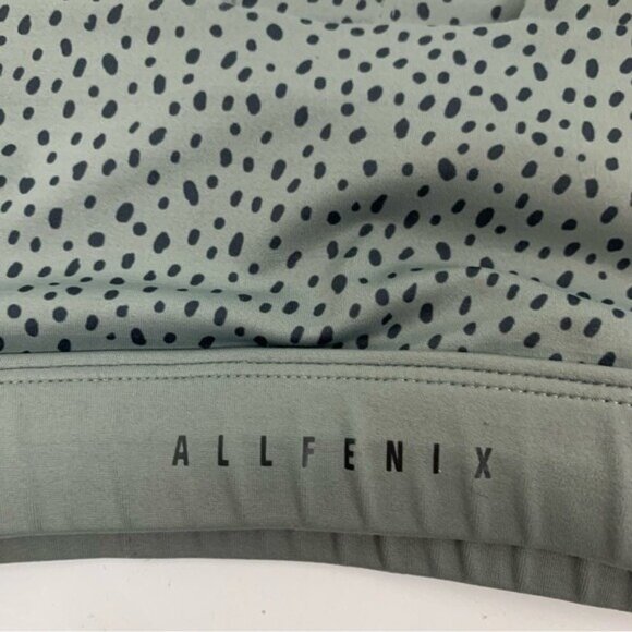 Anthropologie Allfenix Women Small Green Sports Bra Activewear Gym Athleisure - Picture 5 of 5